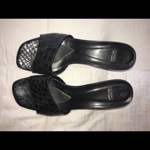 Stuart Weitzman Kitten Heeled Mule